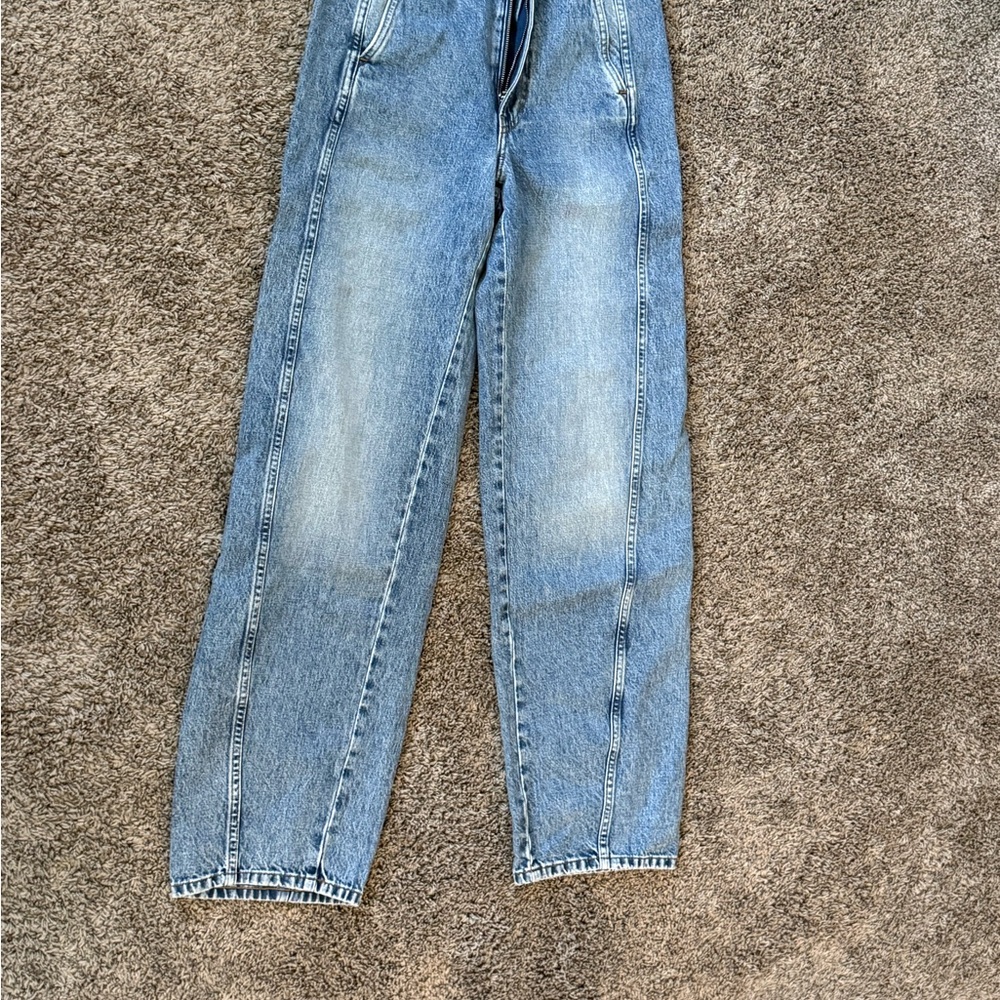 Apiece Apart High Rise Blue Jeans